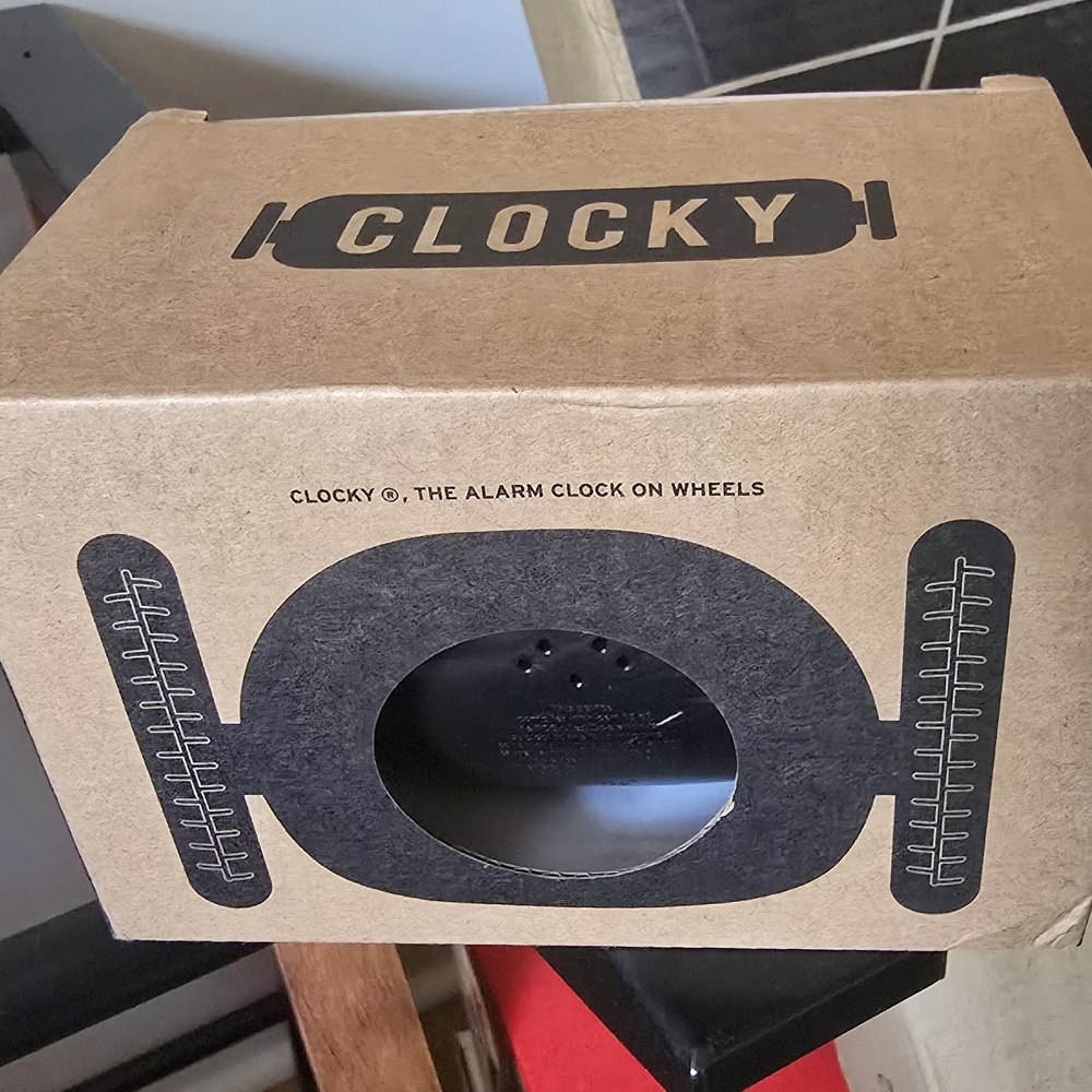 Clocky Alarm Clock on Wheels